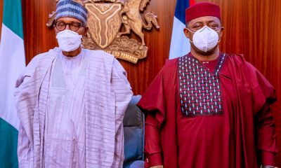 President Buhari and Femi Fanikayode