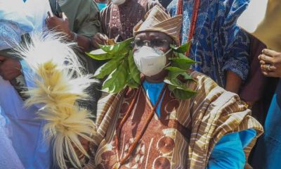 Senate President Ahmad Lawan , Aare Akorewolu of Iyin Kingdom