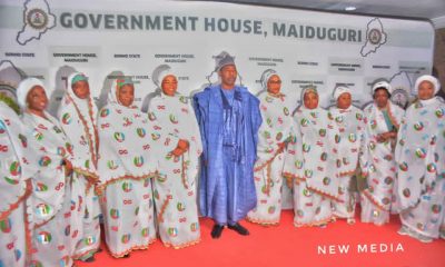 Gov. Zulum with APC Women