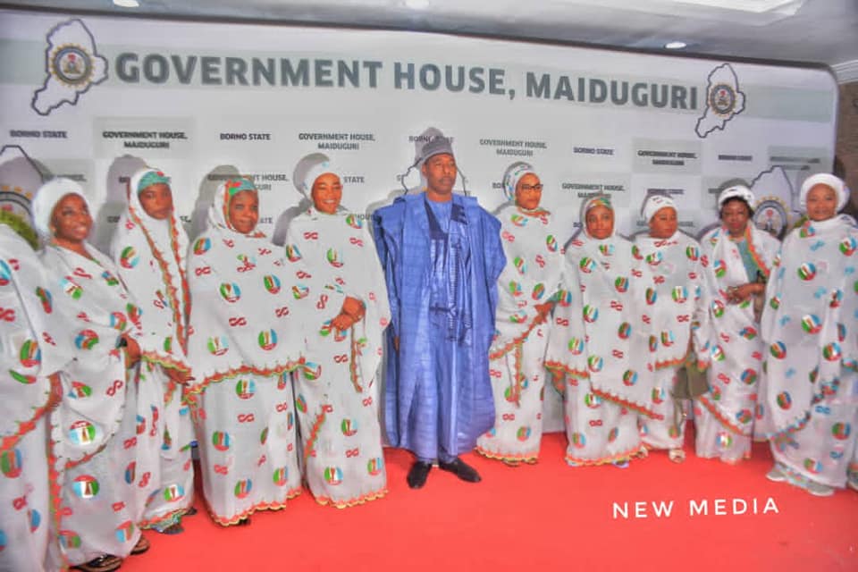 Gov. Zulum with APC Women