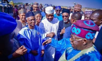 APC Presidential Candidate Bola Ahmed Tinubu and others at Kaduna Rally