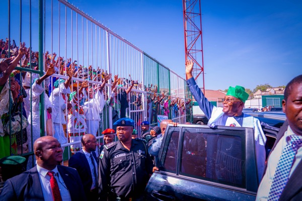 PDP Presidential Candidate Atiku Abubakar at Rally