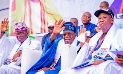 Sanwo-Olu, APC Candidate Asiwaju Bola Tinubu and Ganduje