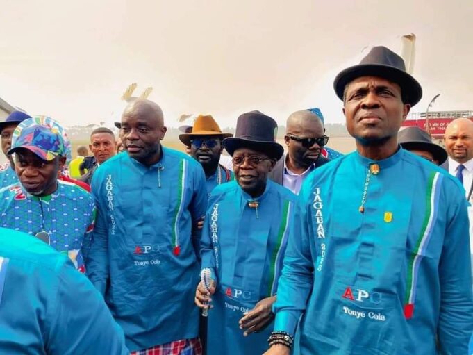 APC Presidential Candidate, Asiwaju Bola Ahmed Tinubu and others in Rivers State