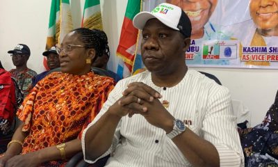 senator Michael Opeyemi Bamidele and his wife, Oluyemisi