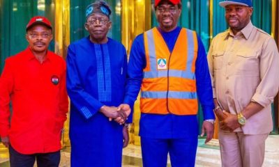 President Bola Ahmed Tinubu and Labour Leaders