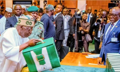 President Bola Tinubu Presenting 2024 Budget Proposal to the Joint Session of National Assembly