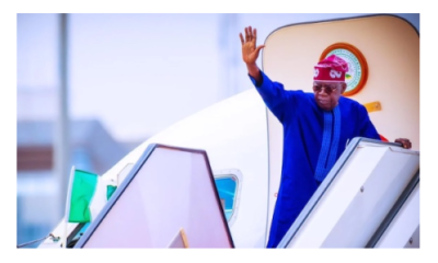 President Bola Tinubu Departing